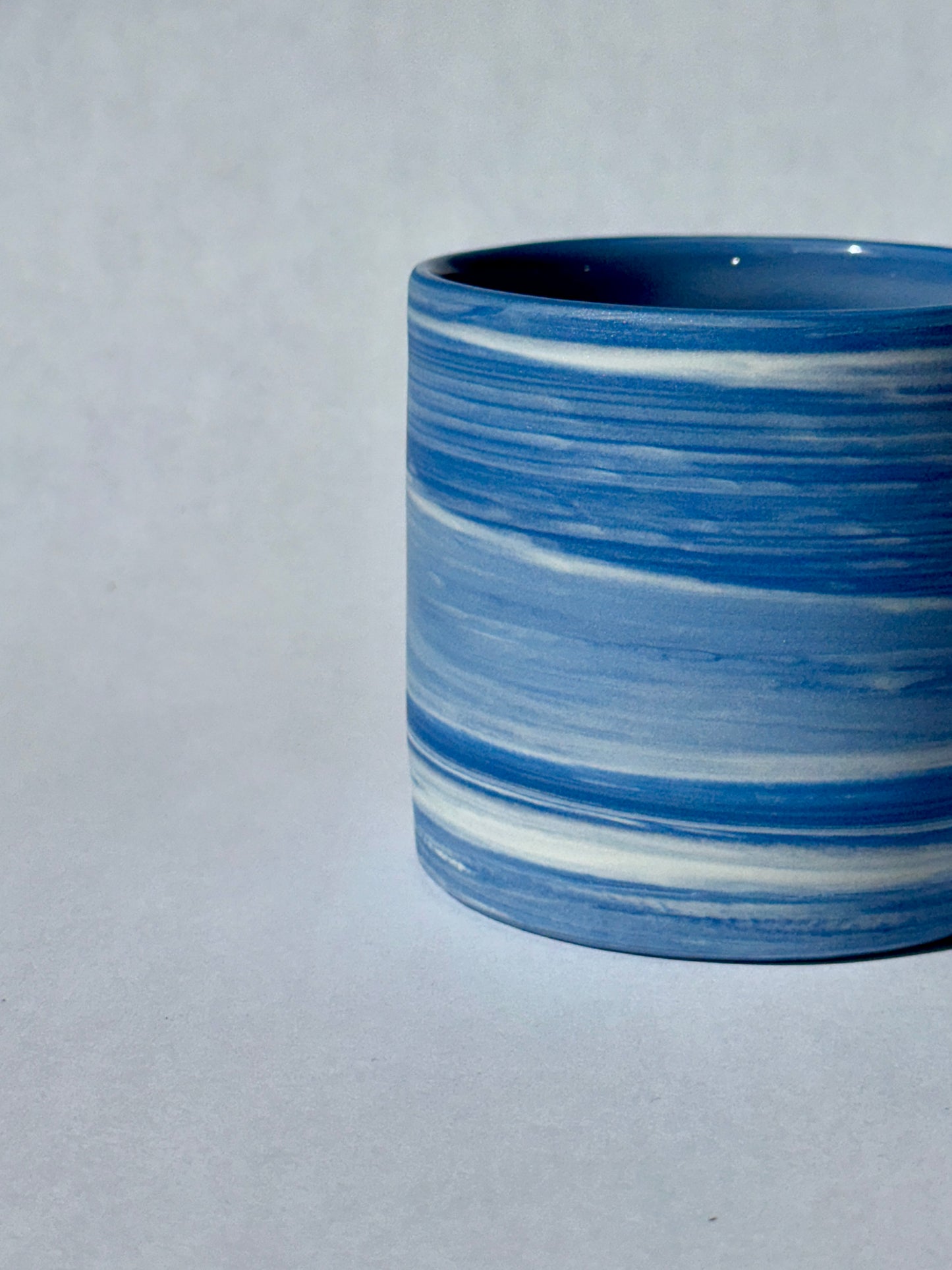 Verre marbré