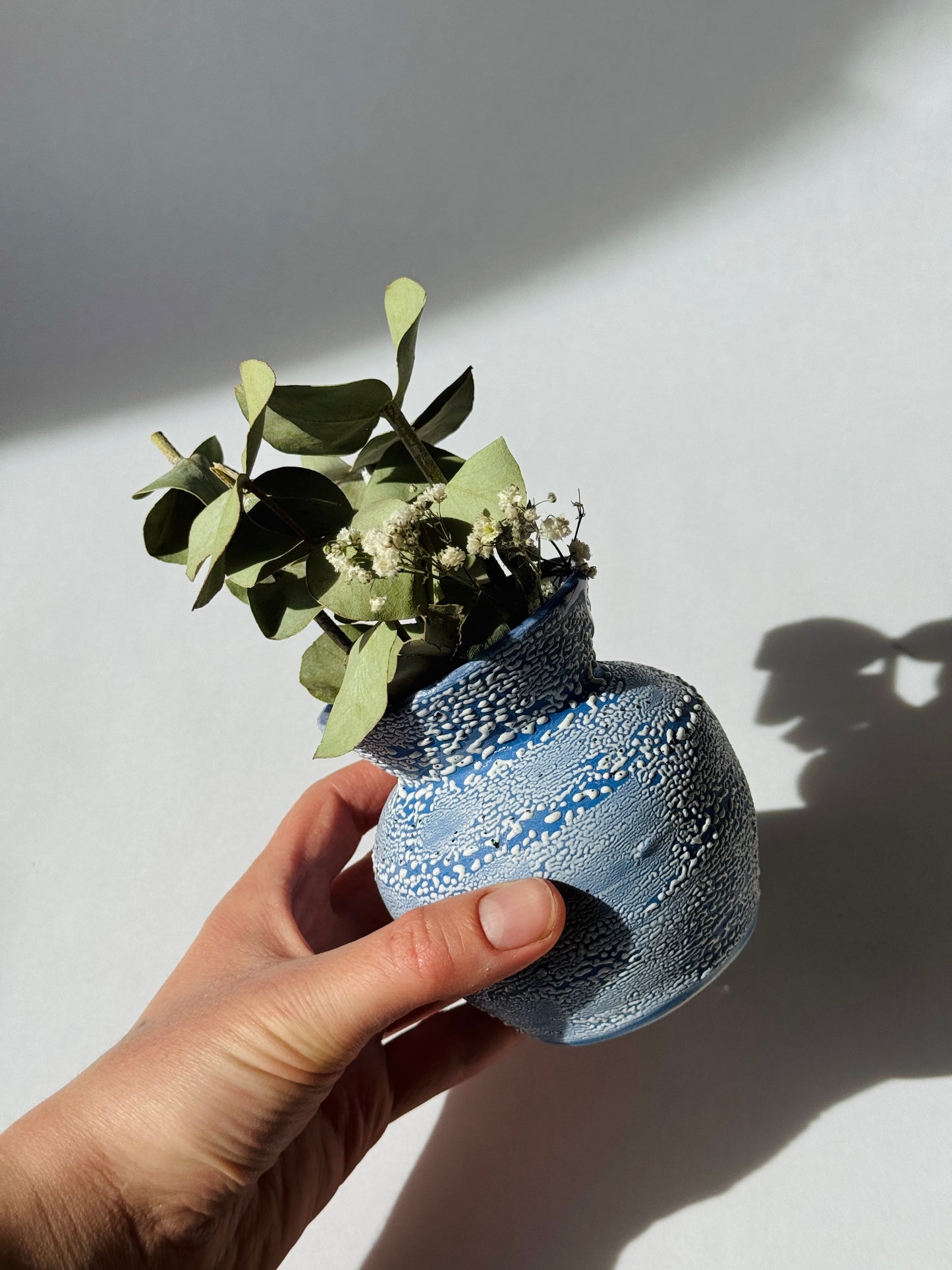 Vase texturé