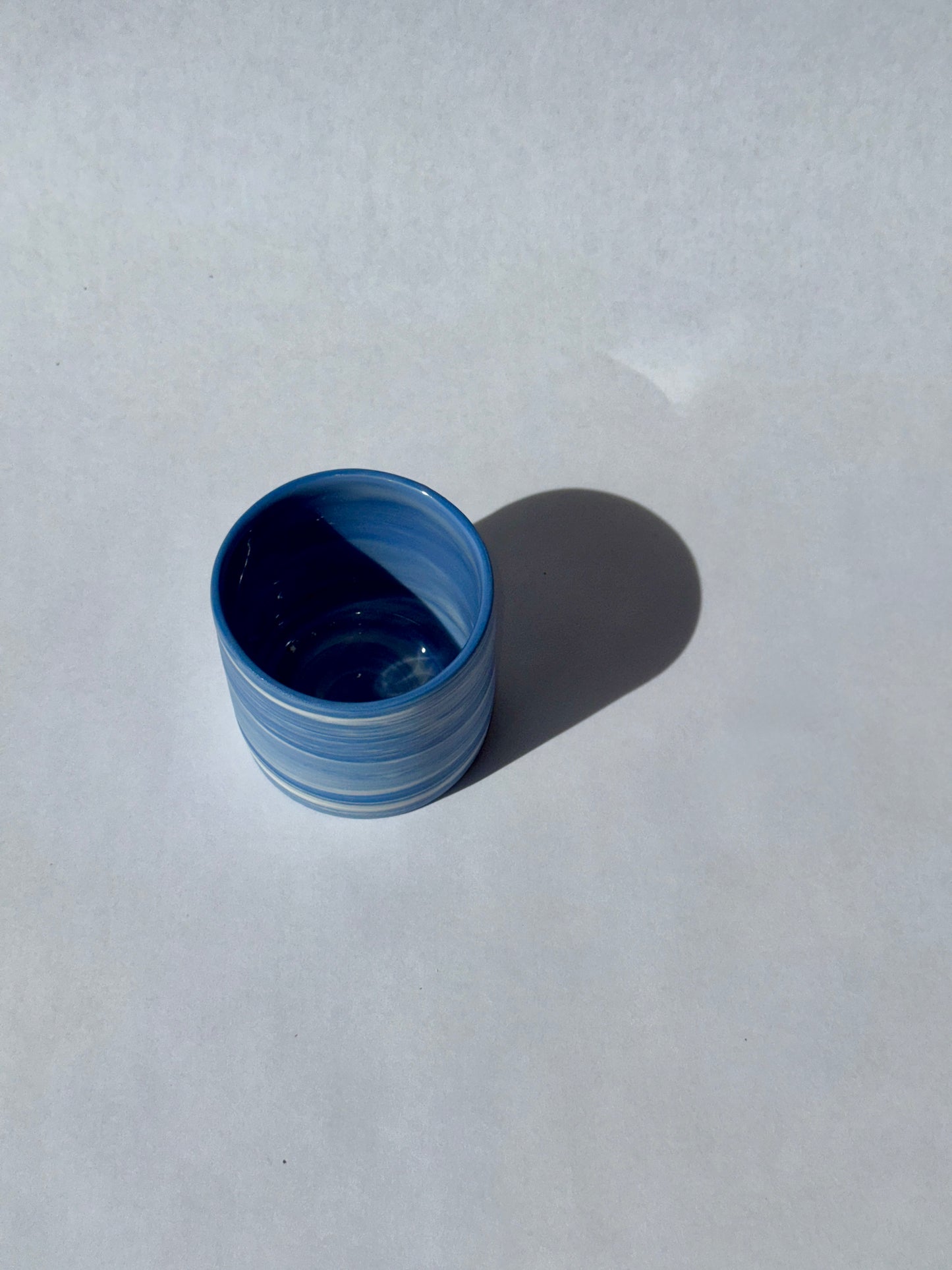 Verre marbré