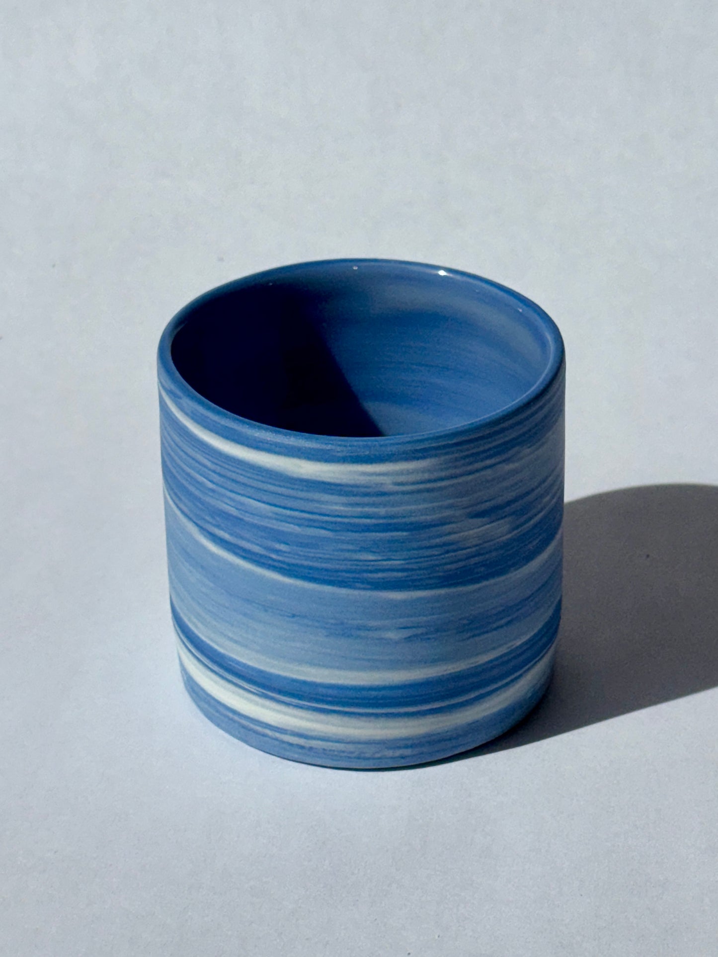Verre marbré